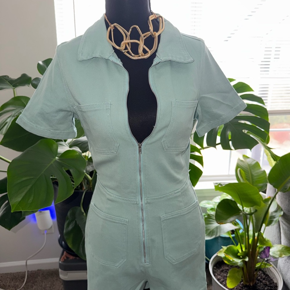 Mint Green Women's Jumpsuit